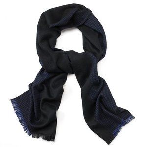 Men’s Van Heusen Black & Navy Scarf, 11.5"x72"